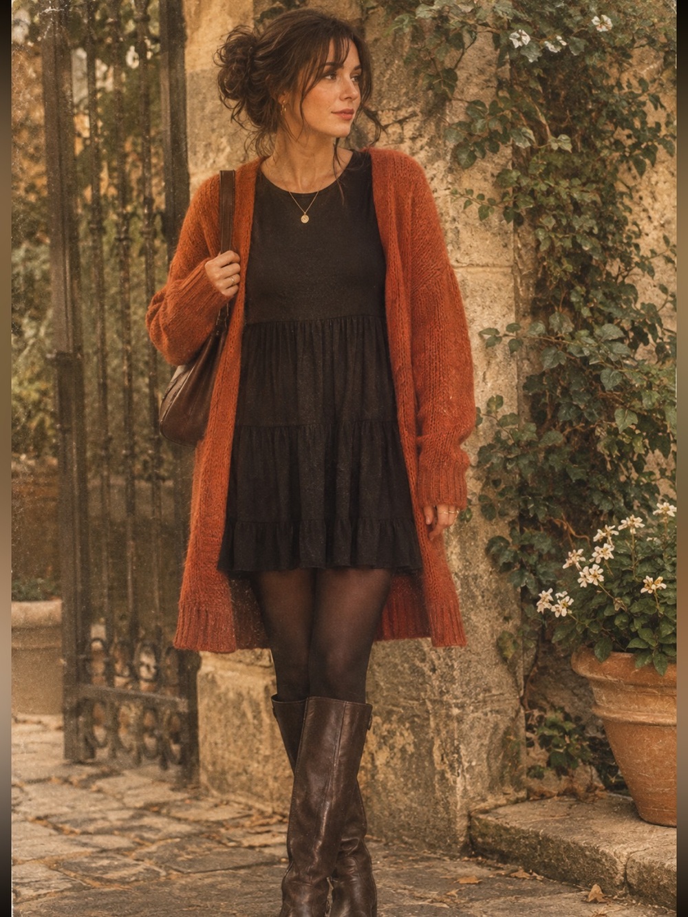 Nicole Miller Tiered Dress